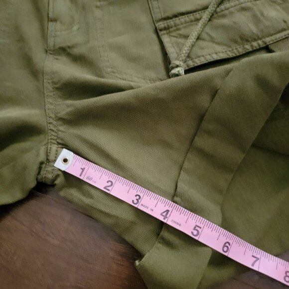 Free People Frankie Washed Shorts Womens XS Cargo Casual Boho Utility Army Green - Picture 7 of 7